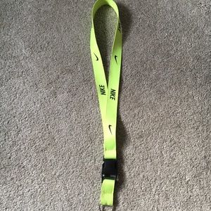 yellow nike lanyard